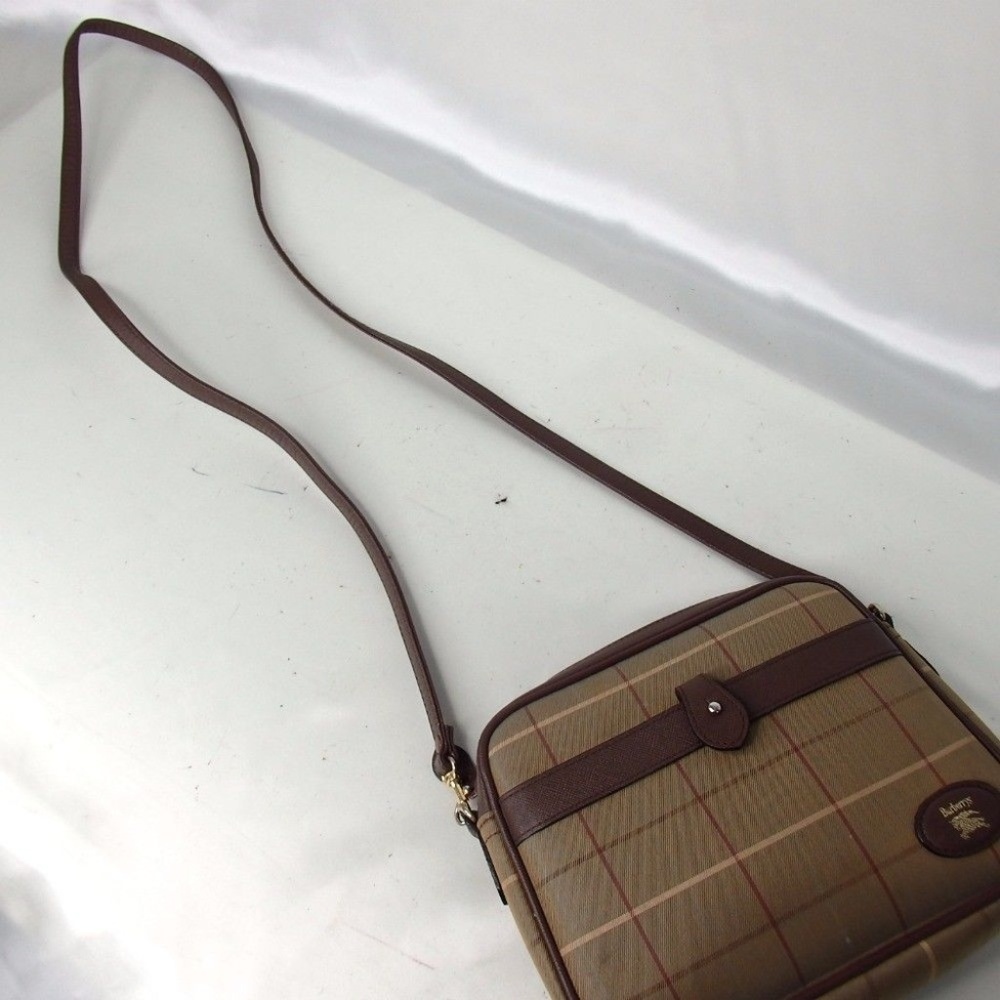 Authentic BURBERRYS Shoulder Bag Canvas Vintage - Picture 3 of 8